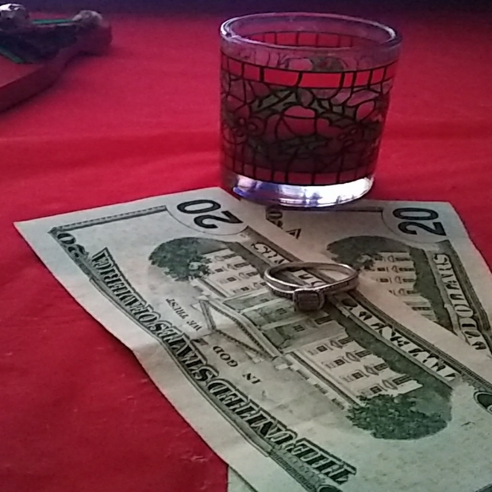 Candle money and a ring